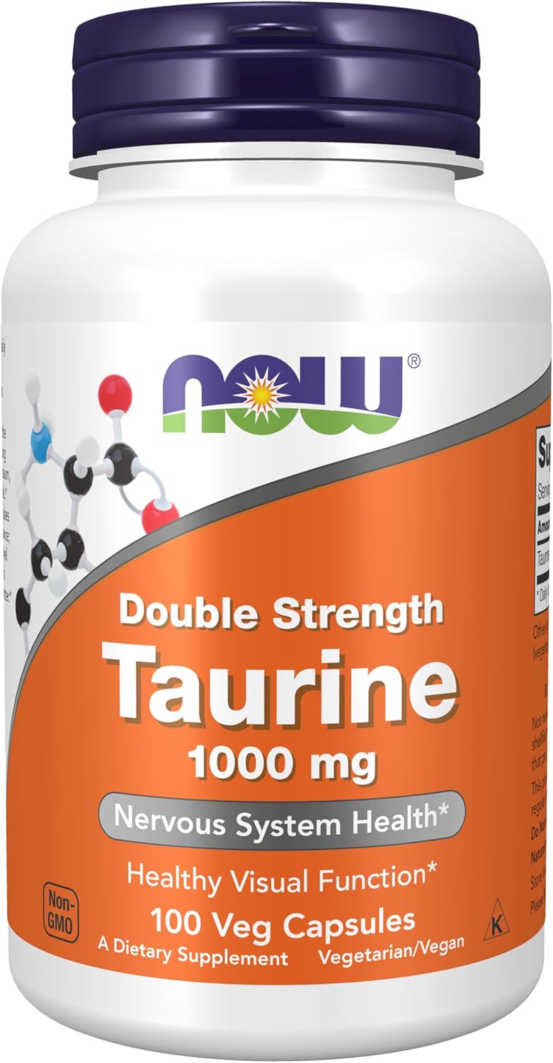 Taurine 1,000 mg, 100 Veg Capsules R433153