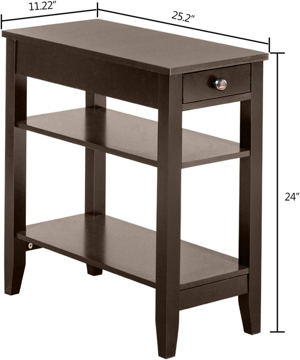 3-Tier Nightstand with Drawer Q70768