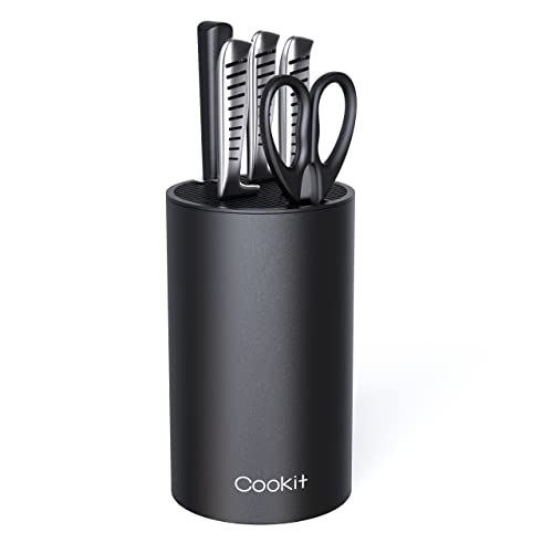 Black Detachable Knife Block with Scissors Slot T58049
