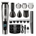 Beard Trimmer, IPX7 Waterproof Cordless Electric Razor with LED Display I82759