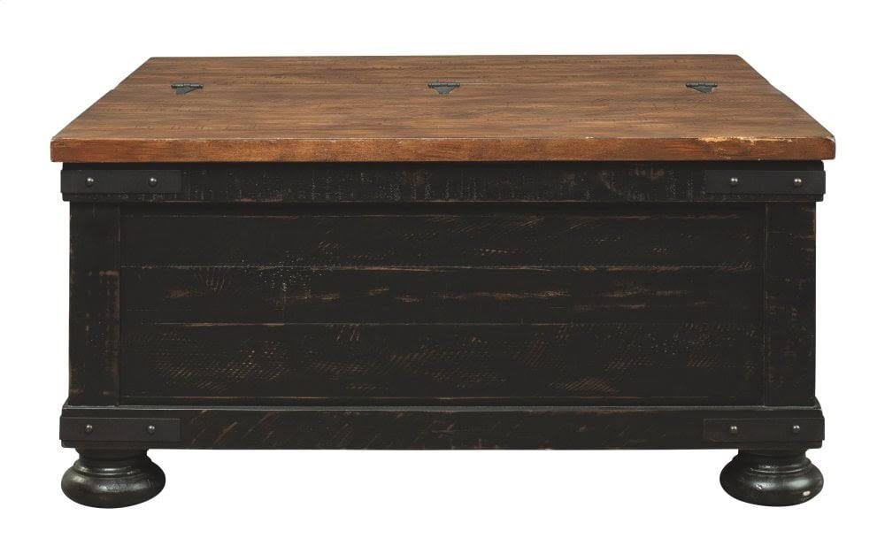 Black/Brown Coffee Table with Lift Top Z82289