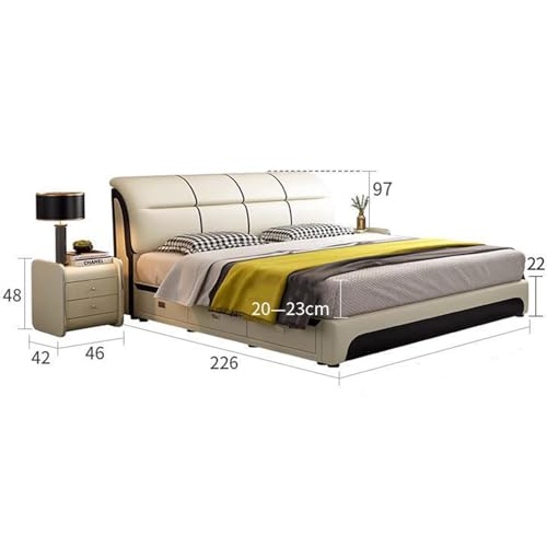 Leather Bed P4260