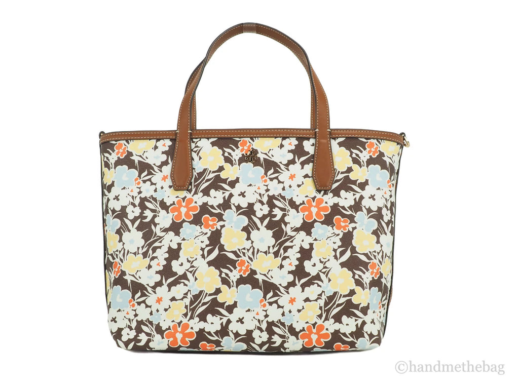 Small Reverie Floral Print Coated Canvas Tote Bag A876182