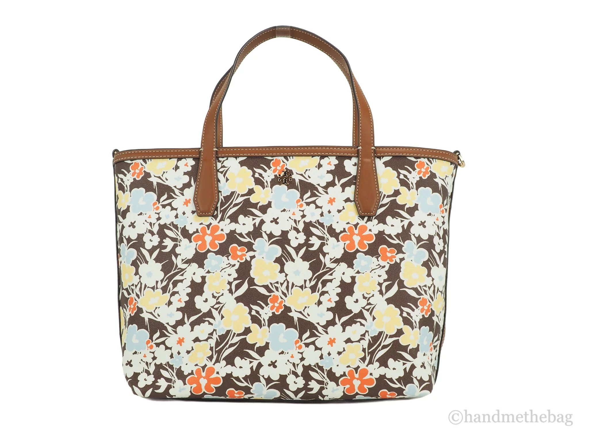 Small Reverie Floral Print Coated Canvas Tote Bag A876182
