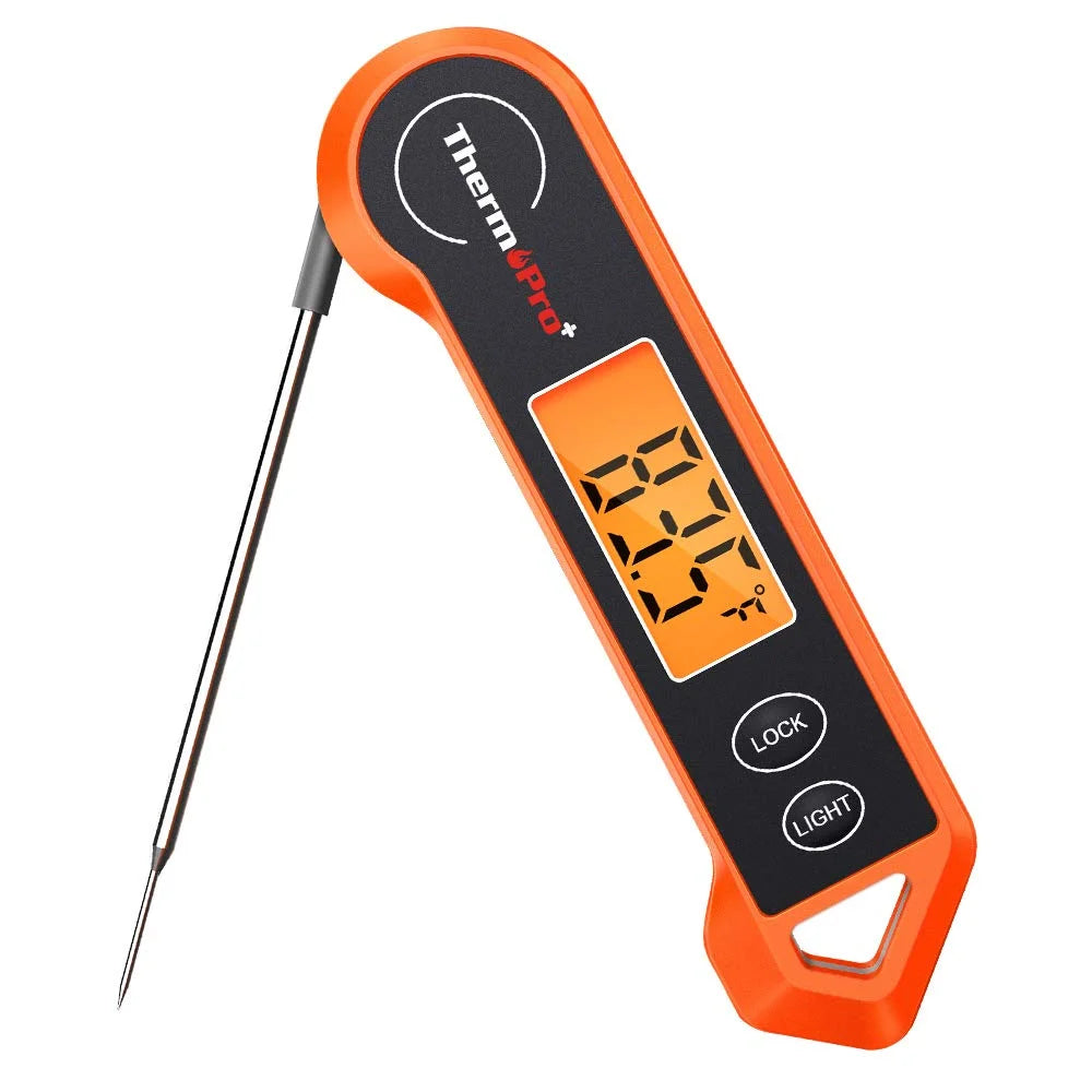 Waterproof Digital Meat Thermometer with Backlit and Motion Sensing C17416