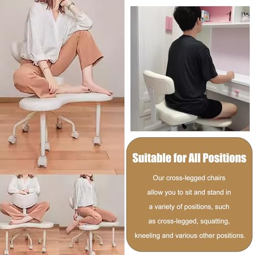 Black Swiveling Meditation Chair with Back Support P85469