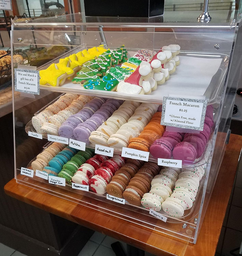 3 Tray Bakery Display Case with Rear Doors L505