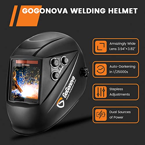 Auto Darkening Welding Helmet with 4 Arc Sensor Q5168