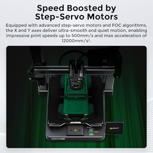 3D Printer, 4-Color CFS System, 500mm/s Speed, All-Metal Frame, 260x260x300mm Build Volume K1144