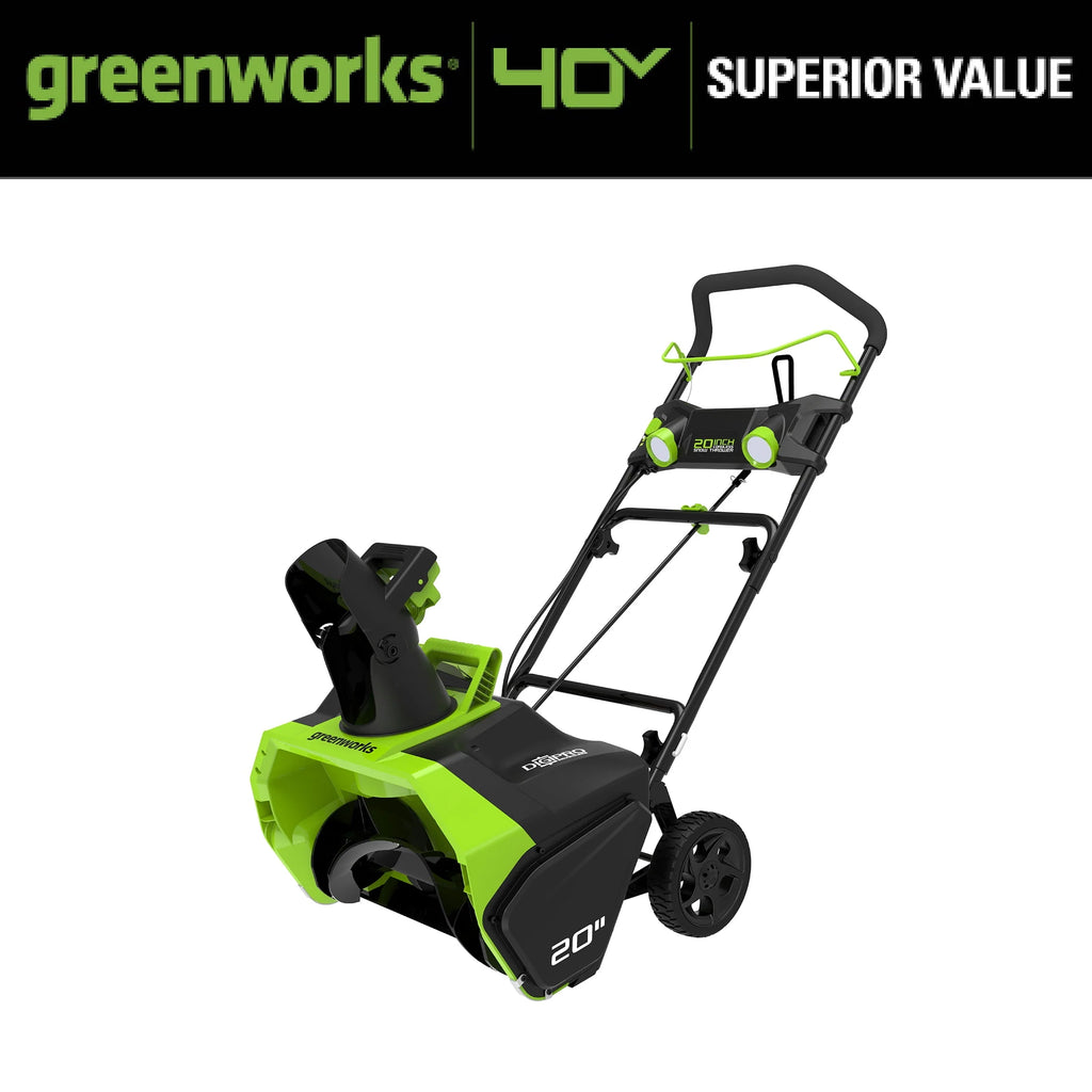 40V 20-inch Cordless Brushless Snow Blower with 4.0 Ah Battery and Charger Y289