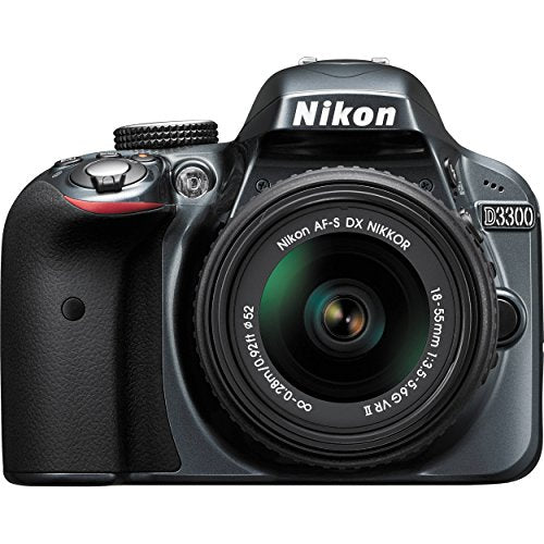 Red 24.2 MP CMOS Digital SLR Camera with 18-55mm Zoom Lens J382