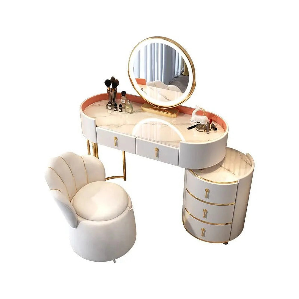 White Dressing Table with Drawer J66011