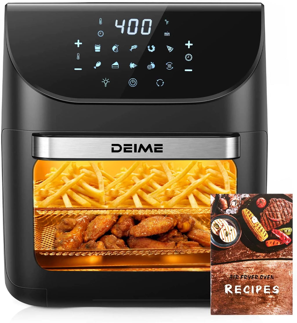 12 QT 1700W Air Fryer with LCD Touch Screen E50021
