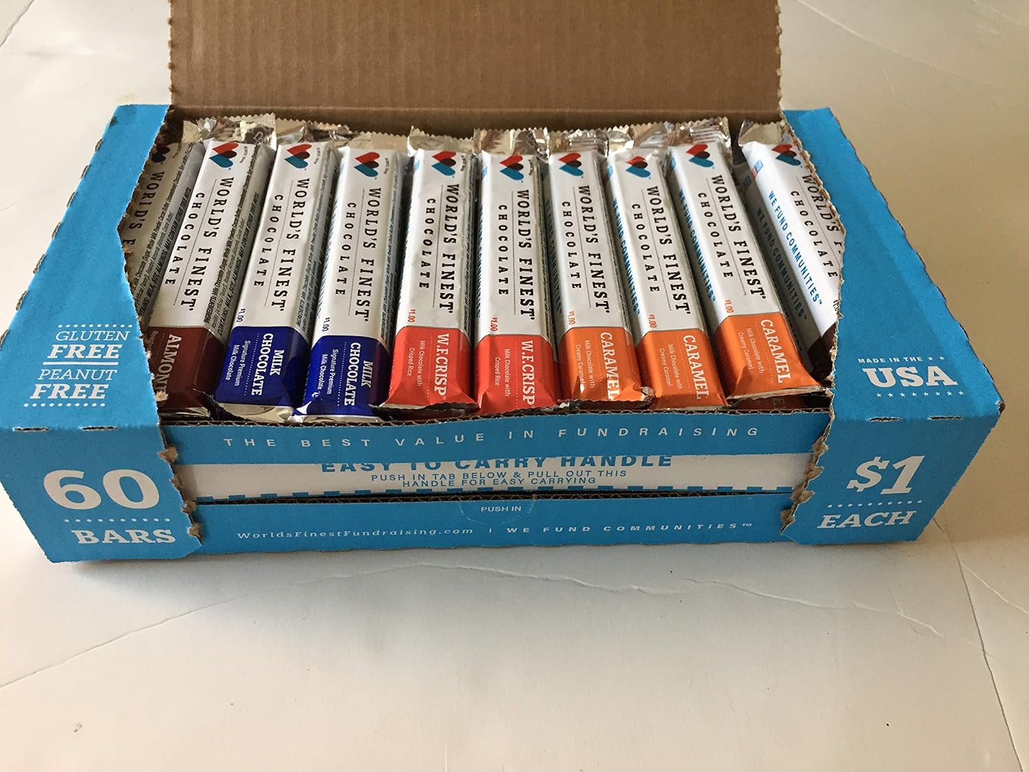 60 Bars Chocolate Variety Pack F639756