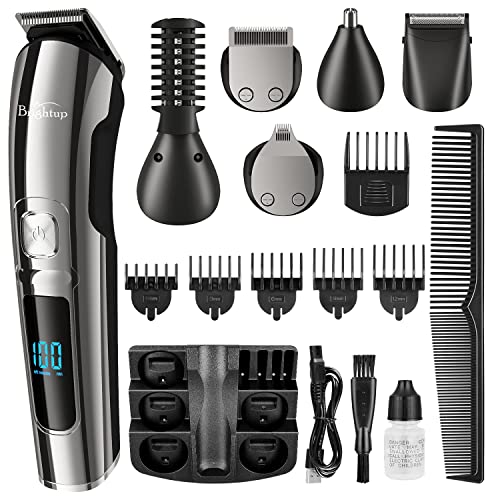 Beard Trimmer, IPX7 Waterproof Cordless Electric Razor with LED Display I82759