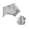 Concession Trailer Hood System with Fire Suppression P435