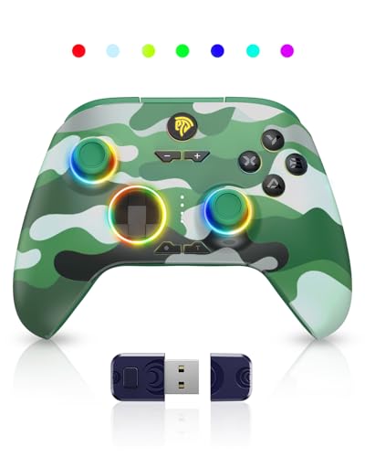 Wireless Bluetooth Controller with Hall Joysticks and RGB Lighting M80846