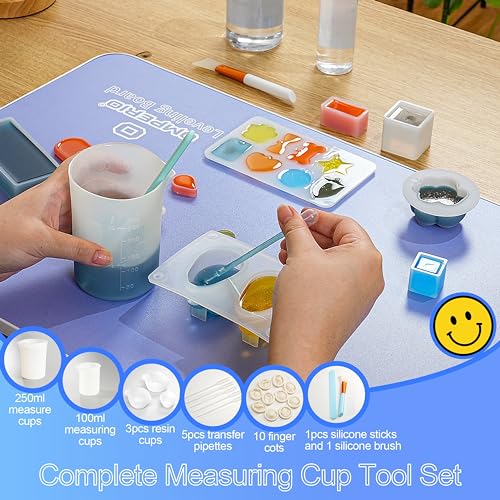 Extra Large Adjustable Leveling Table for Epoxy Resin (Blue) P2584