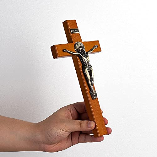 10.7 Inch Wooden Wall Cross Z479