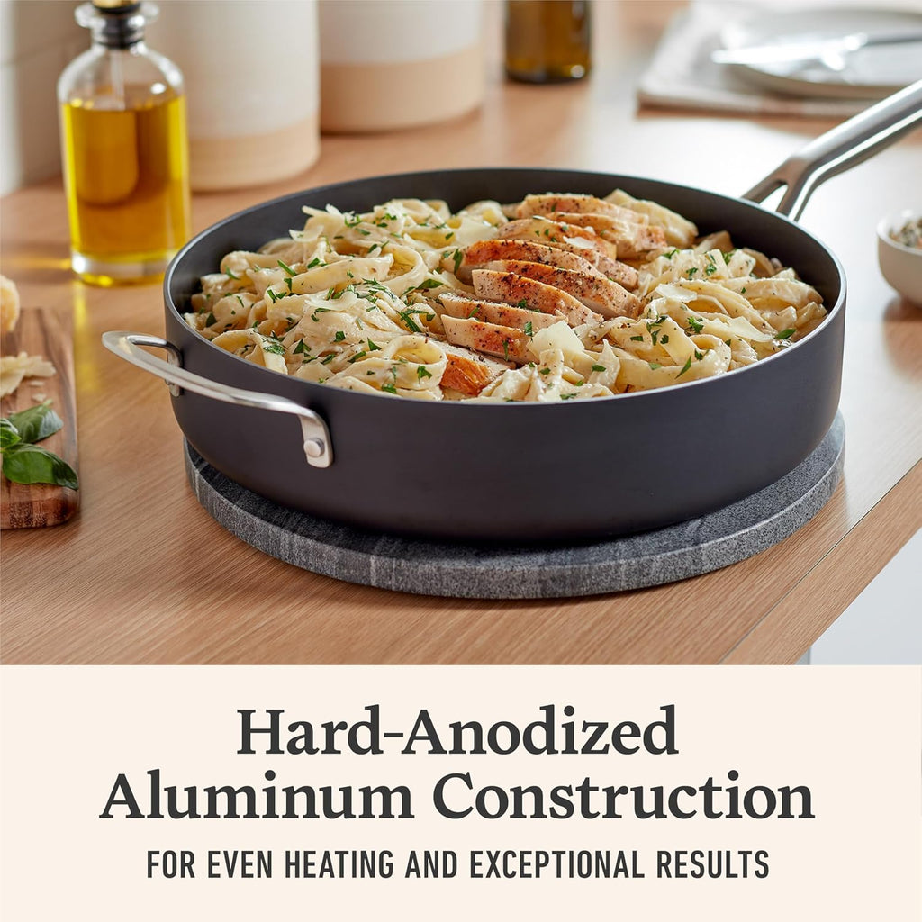 Hard-Anodized Nonstick 5-Qt Sauté Pan with Lid C7337