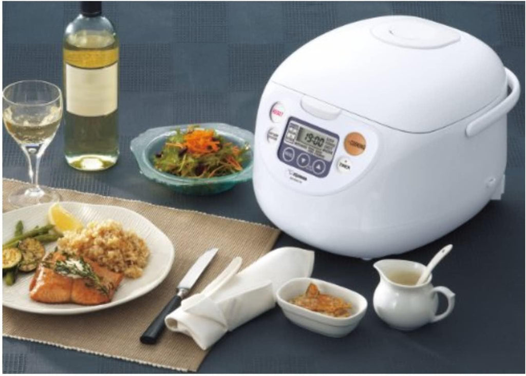 10-Cup Micom Rice Cooker and Warmer with Rice Container Bin U401516