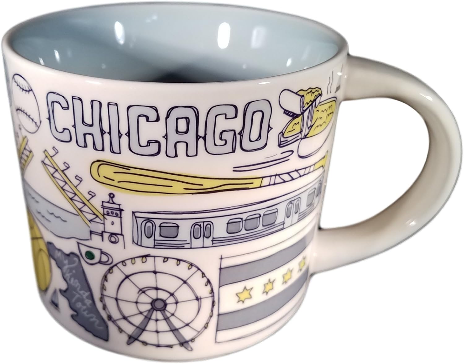 14 oz Ceramic Coffee Mug J3963