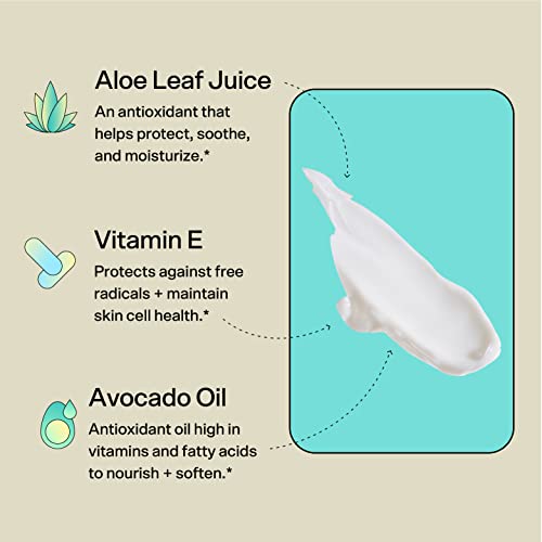 Hydrating Face Cream with Vitamin E + Aloe Vera Juice (50ml + 10ml, 2 Count) A689979