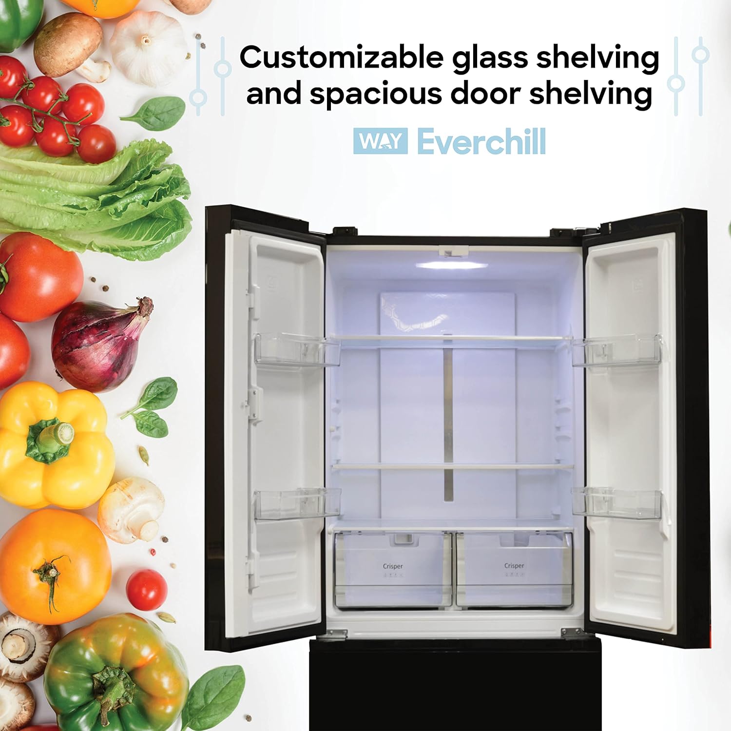 Black 30 Inch Frost Free French Door Refrigerator K91986