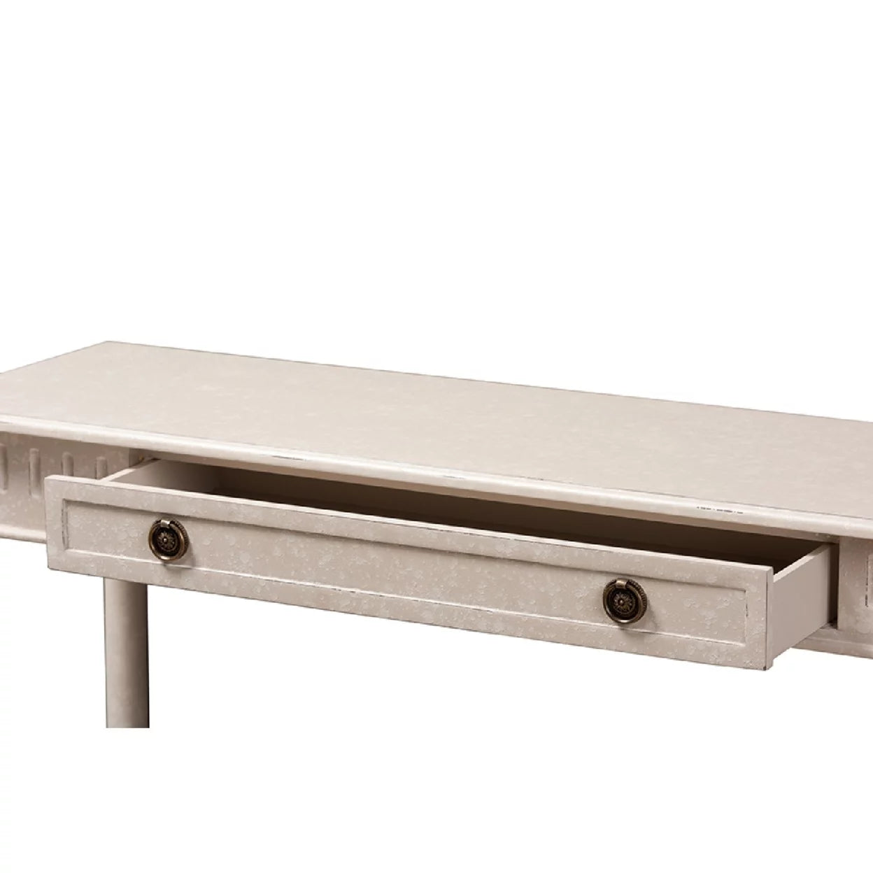 Whitewashed 1-Drawer Console Table Z1730