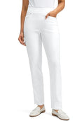 Women's High Waisted Stretch Straight Leg Golf Pants with 3 Pockets A7346