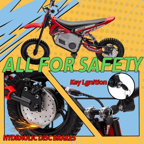 Green Electric Dirt Bike Y593816