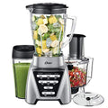 Metallic Grey Blender with Jar and Food Processor attachment A646
