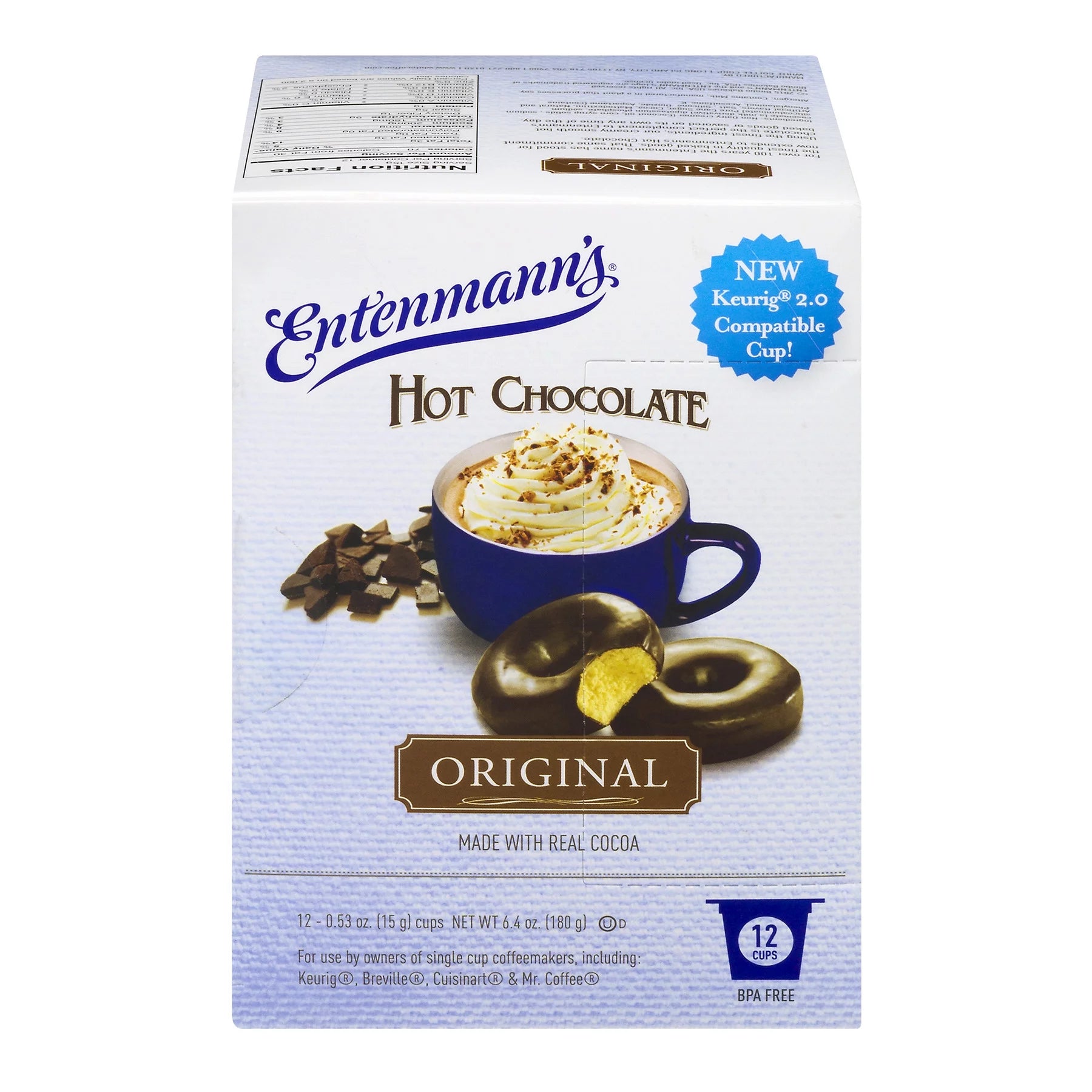 72 Count Hot Chocolate Single Serve Cups K1958