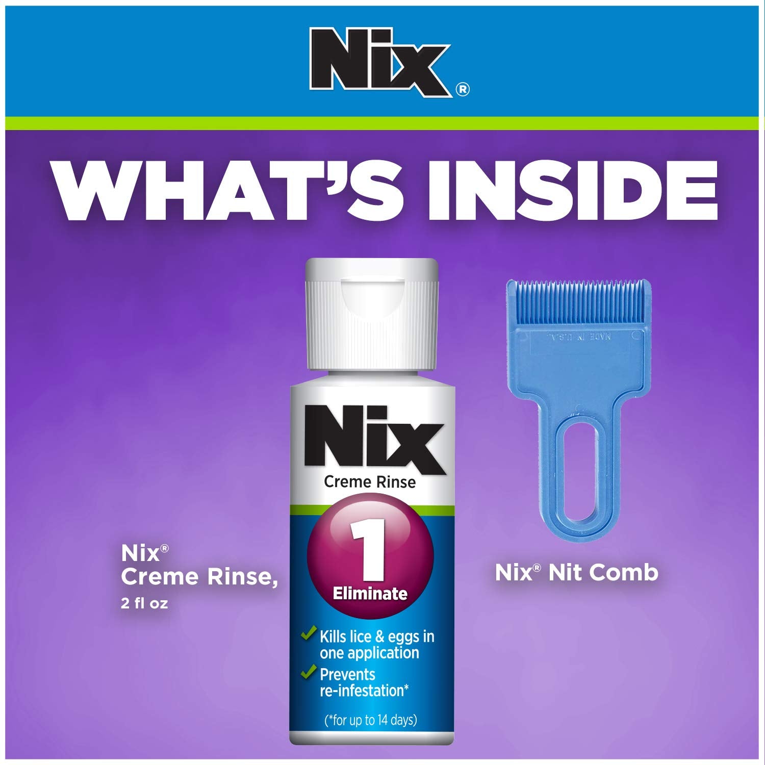 Extra Strength Lice Killing Creme Rinse and Lice Comb, 2 Fl Oz J230970