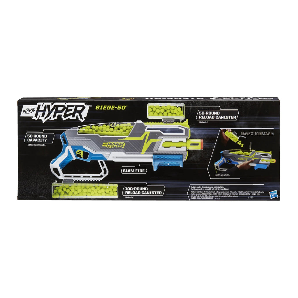 40 Nerf Hyper Rounds Pump-Action Blaster B29206