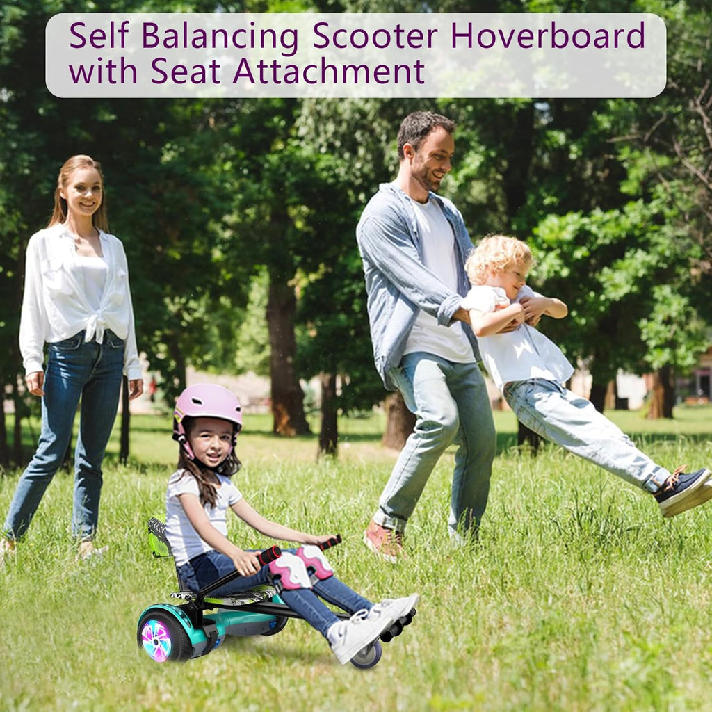 6.5 Inch Self Balancing Hoverboard with Bluetooth and LED Lights Q2354