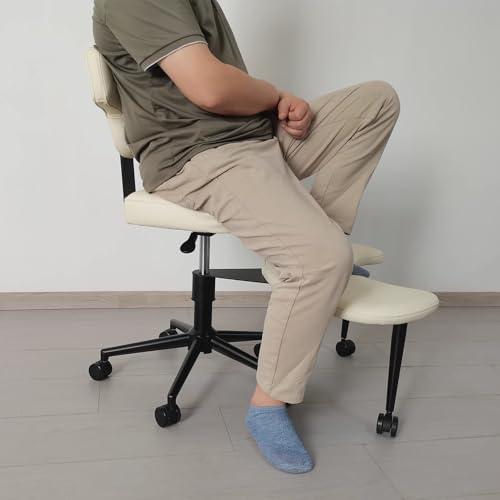 Black Swiveling Meditation Chair with Back Support P85469