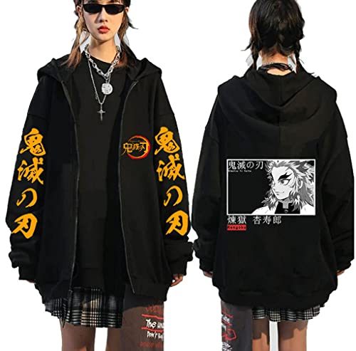 Anime Hoodie Pullover Zip up Jacket F53843