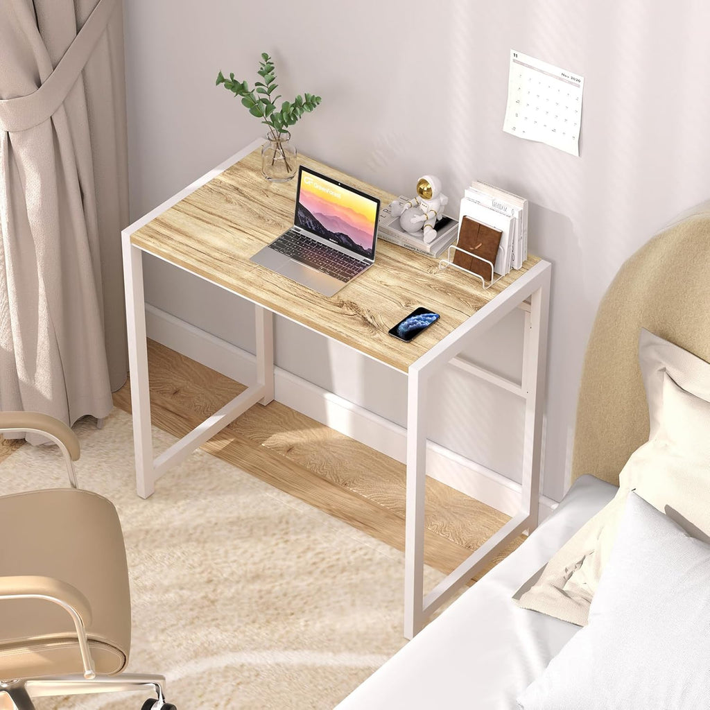 31.5 in Folding Desk with Storage Shelf A762