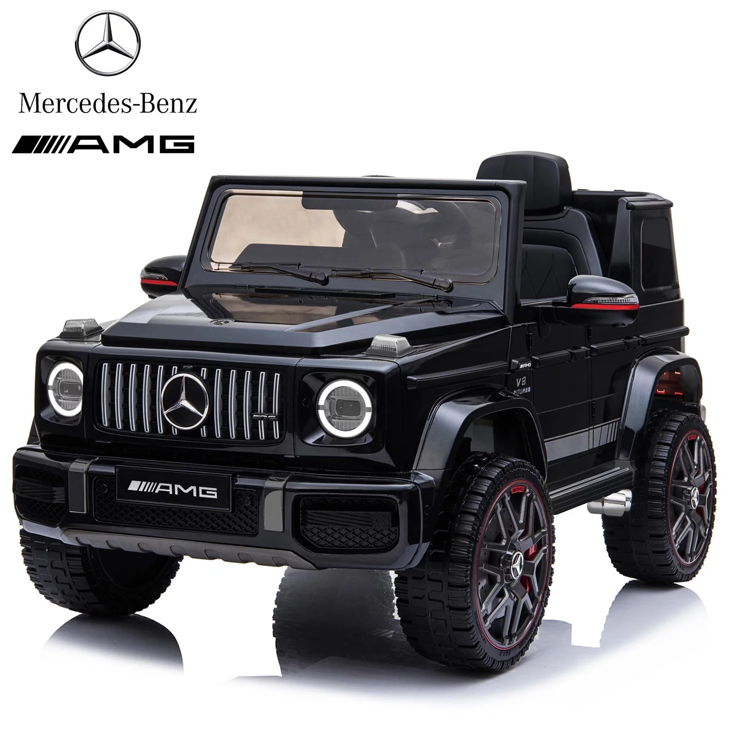 Black Children Ride On Car with Parent Remote Control L780494