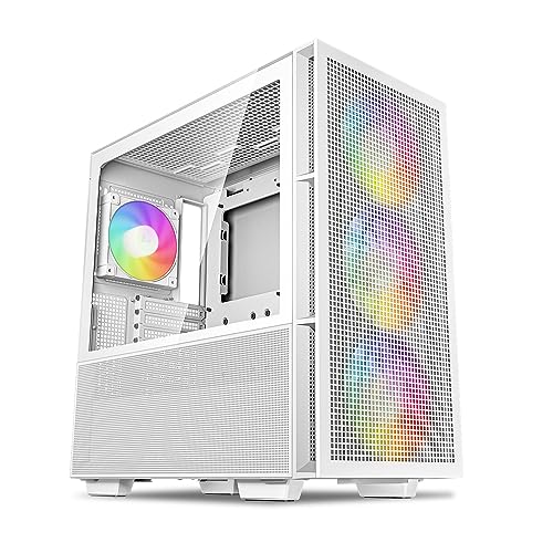 High-Airflow Mid-Tower ATX PC Case with Tempered Glass Side Panel F338750