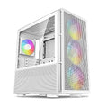 High-Airflow Mid-Tower ATX PC Case with Tempered Glass Side Panel F338750
