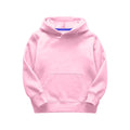 Pink Girls Hooded Pullover Sweatshirt M416
