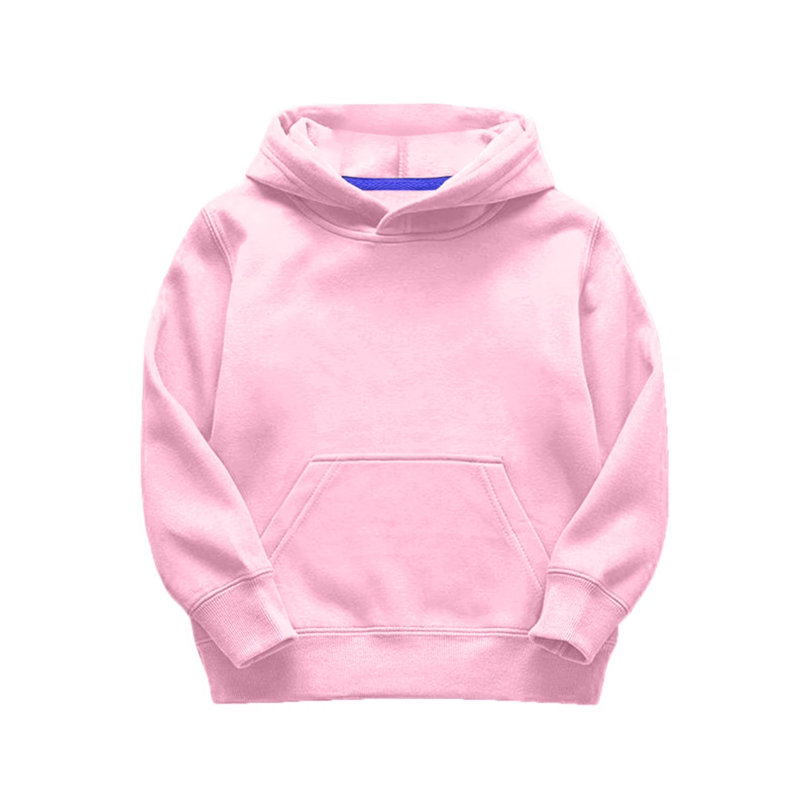 Pink Girls Hooded Pullover Sweatshirt M416