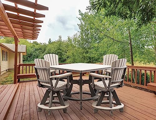 4 Person Poly Adirondack Counter Height Table Set F227