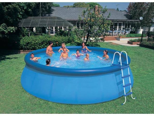 18 x 48 x 22 Inflatable Above Ground Pool Set with Filter Cartridge H417034