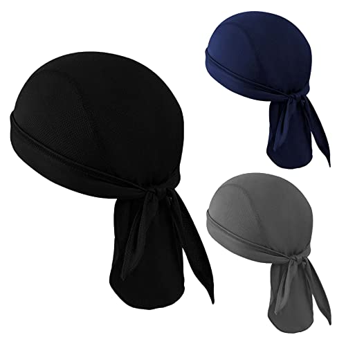 3Pcs Skull Caps Sweat Wicking Cooling Helmet Liner X8517