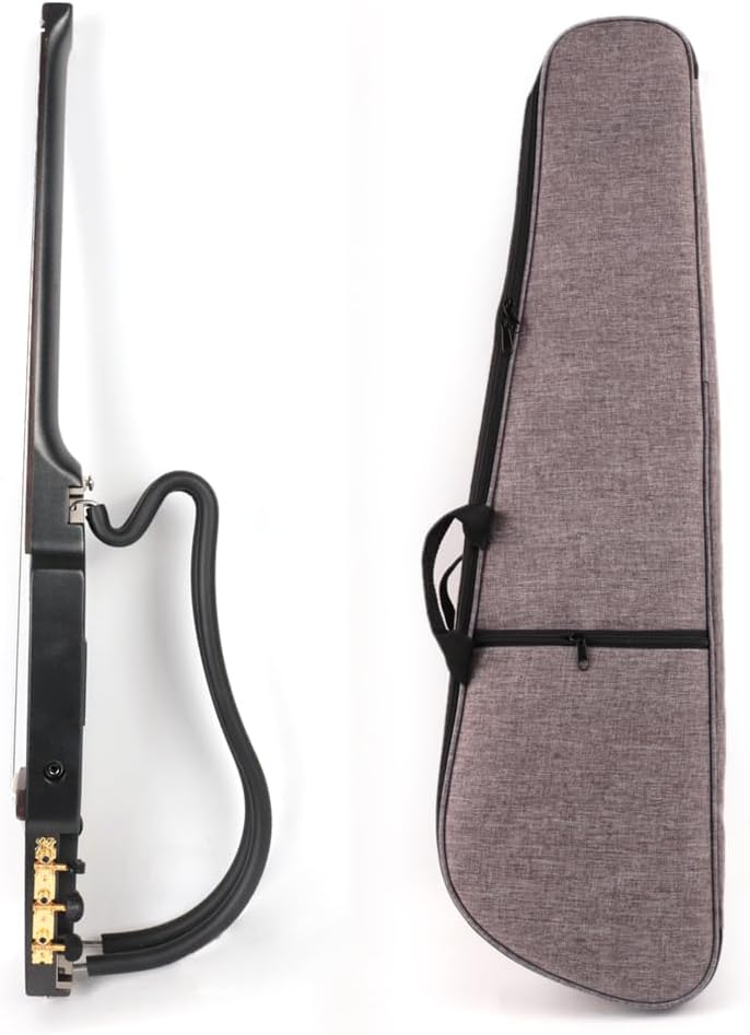 Electric Classical Guitar Nylon String Headless Silent Portable Travel Built In Effect With Gig Bag Y129