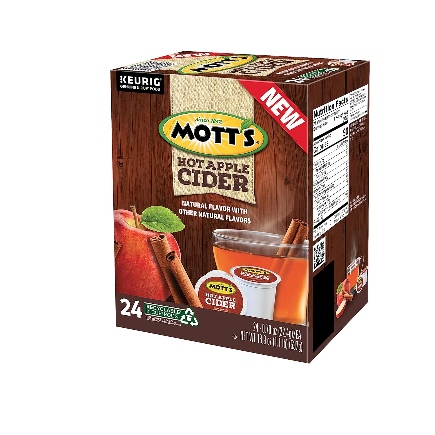 96 Count Apple Cider K-Cup Pods E63665