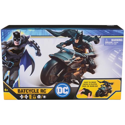 Batman Remote Control Batcycle with 12" Batman Action Figure V2158